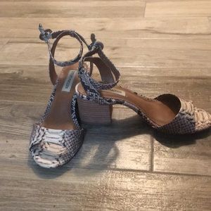 Steve Madden Snake Heels